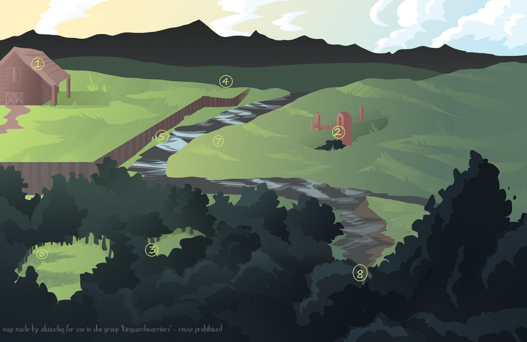KaW World Map | Art by Altiasdog by IntoTheFoxsDen on DeviantArt