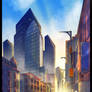 NY City Sunset Concept