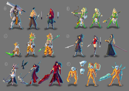 Characters Thumbnails