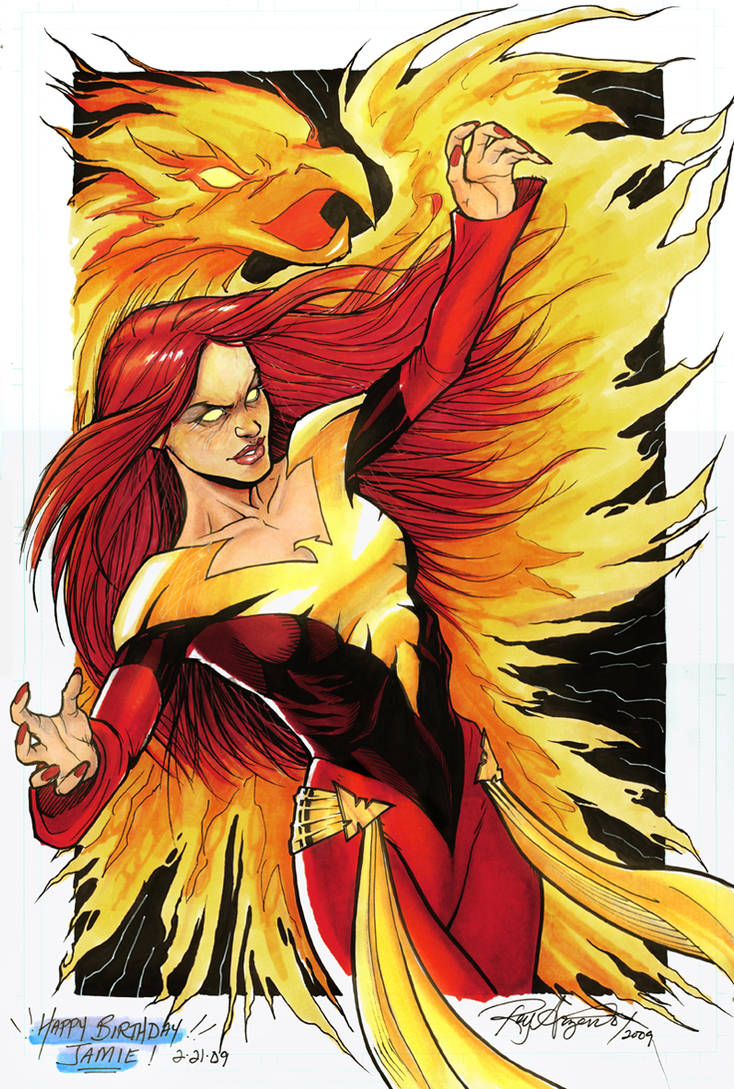 Dark Phoenix Colored by Arzeno on DeviantArt