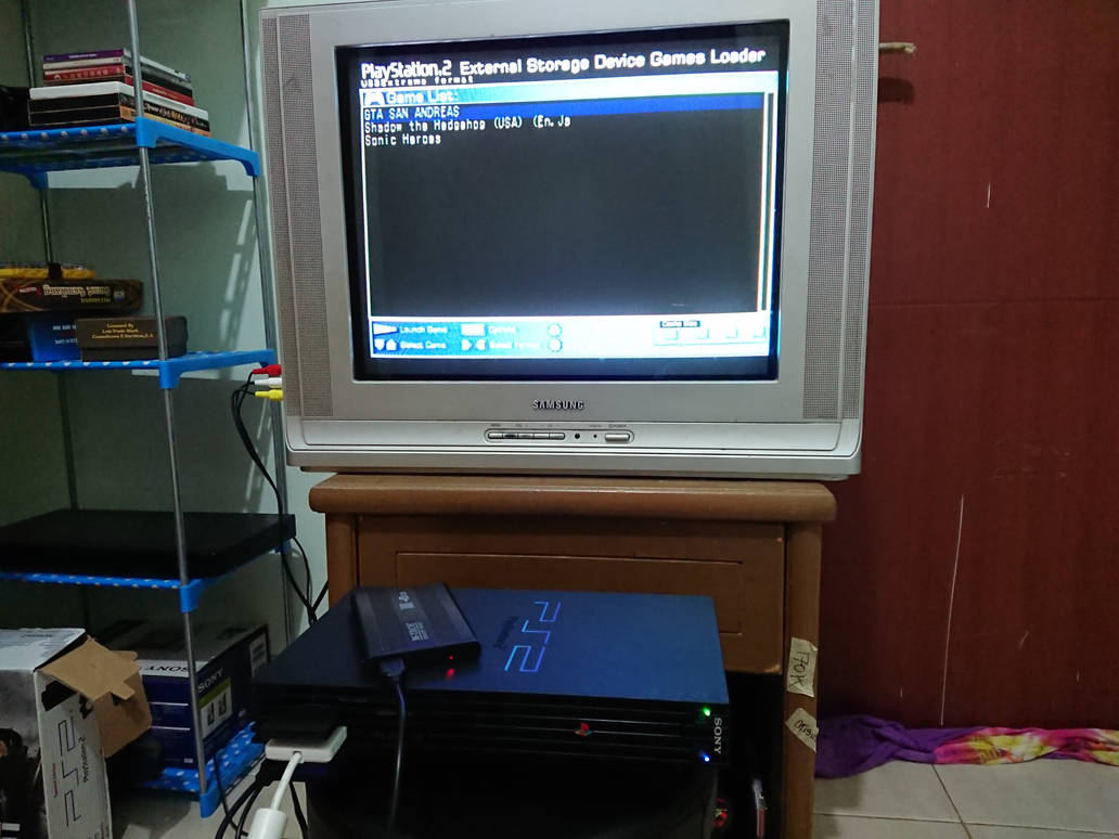PlayStation 2 Using HDD to Play Games. by JairajaDeviant007 on DeviantArt