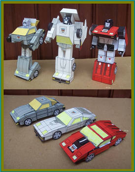 AUTOBOT OMNIBOTS MADE IN CARDBOARD