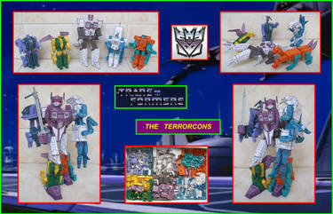 Decepticon Terrorcons Hechos En Cartulina