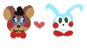 FNAF Ships - Toy Fronnie Stamp by spookiibunn