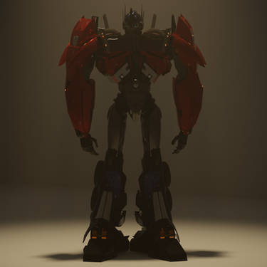 TFP Beast Hunters Optimus Prime + Jack [Blender] by OmegaXOrange