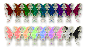 IMVU - Fairy Wings Rainbow Set