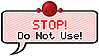 Red Stop Stamp