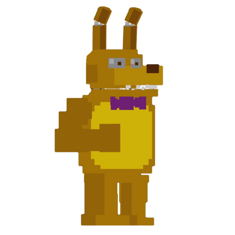 8 Bit SpringBonnie by DTWFan on DeviantArt