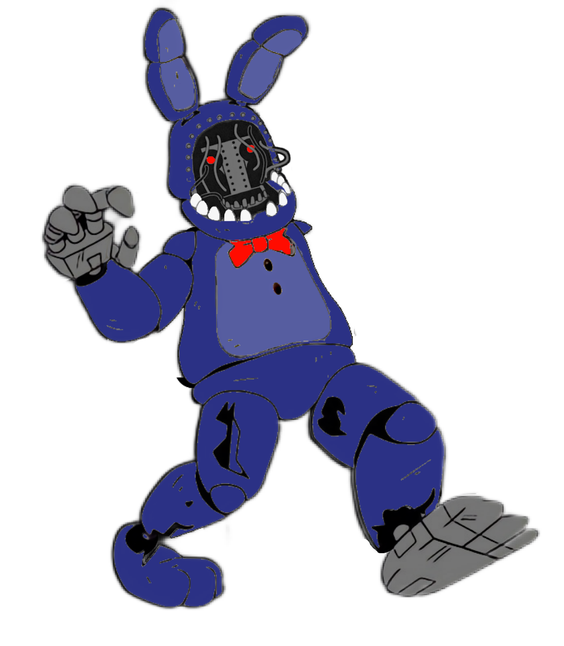 Withered Bonnie FNAF  Fnaf coloring pages, Dog coloring book