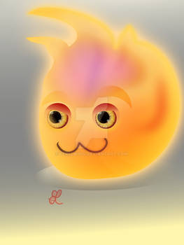 Fire elemental with attitude