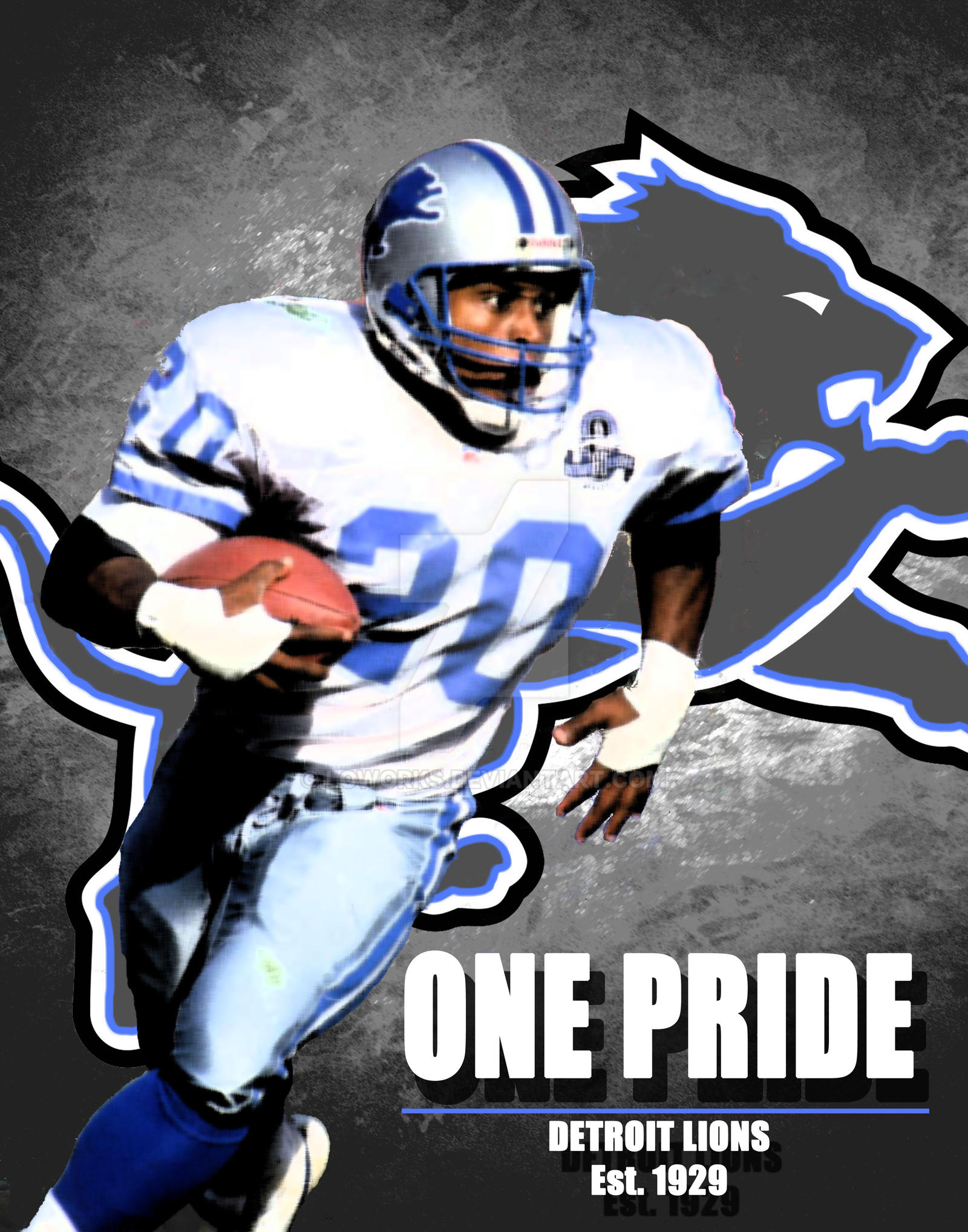 Barry Sanders Wallpaper by loworks on DeviantArt