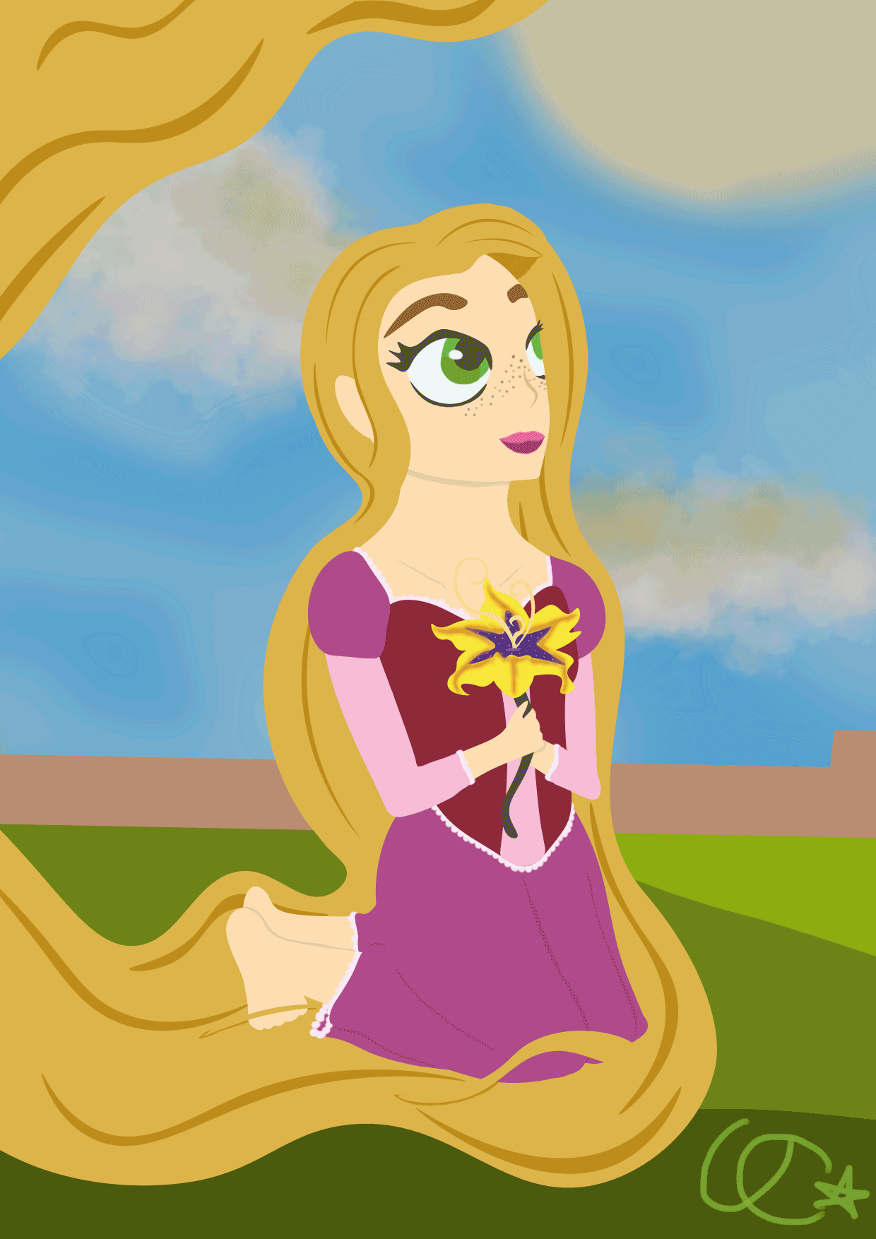 Tangled Rapunzel Animated Picture by The-Universes-Cat on DeviantArt
