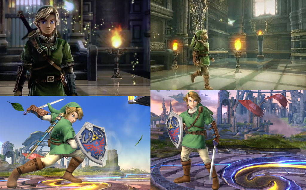 Super Smash Bros. 4 Link is Zelda Wii U Link?