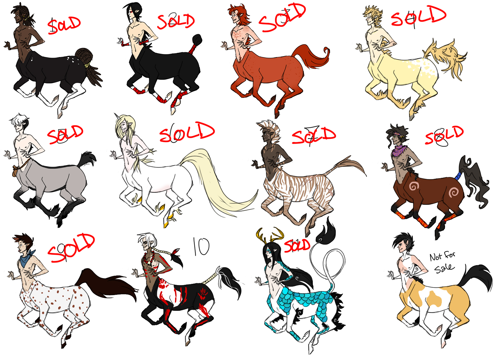 Centaur Adoptables [CLOSED]