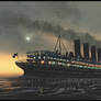 Lusitania at night