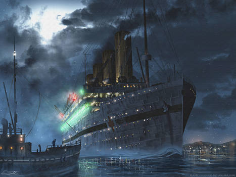 Britannic at night