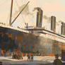 Titanic's fitting out