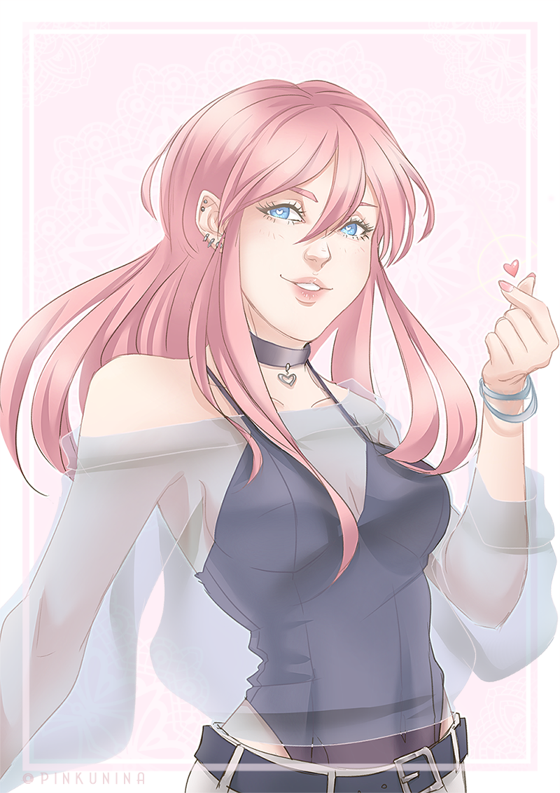 Finger Heart by PinK-BanG on DeviantArt