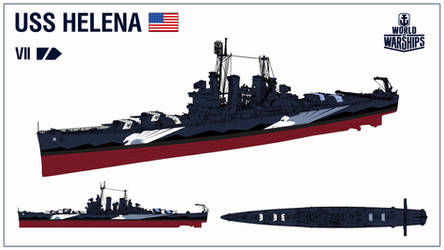 World of Warships: USS Helena Camouflage