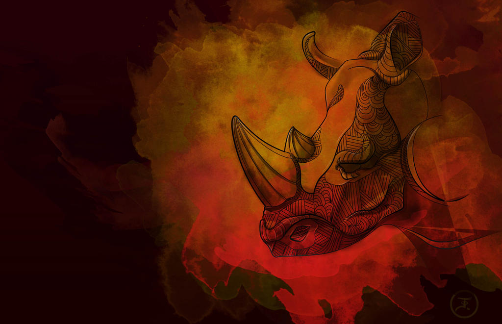 Rhino by Gahkart on DeviantArt