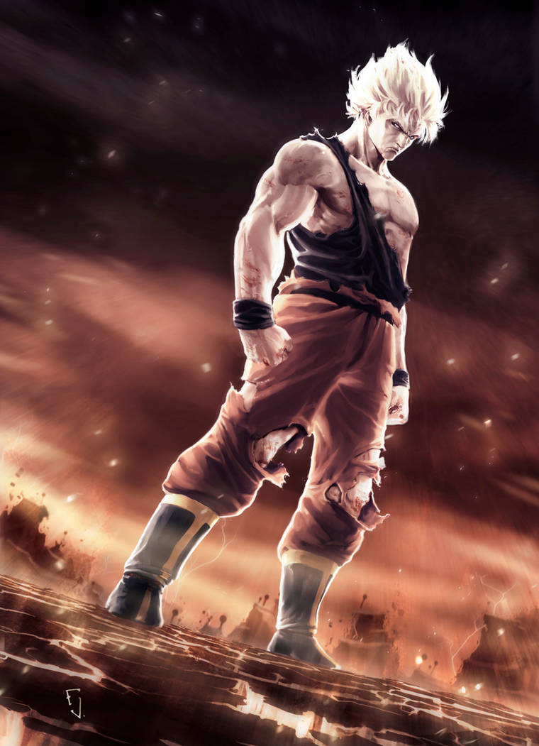 Super Saiyan Retouched Version By Spadjm On DeviantArt