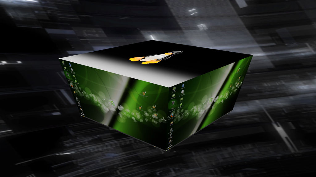Linux Mint 8 Beryl Cube 2 by Sniper115A3 on DeviantArt