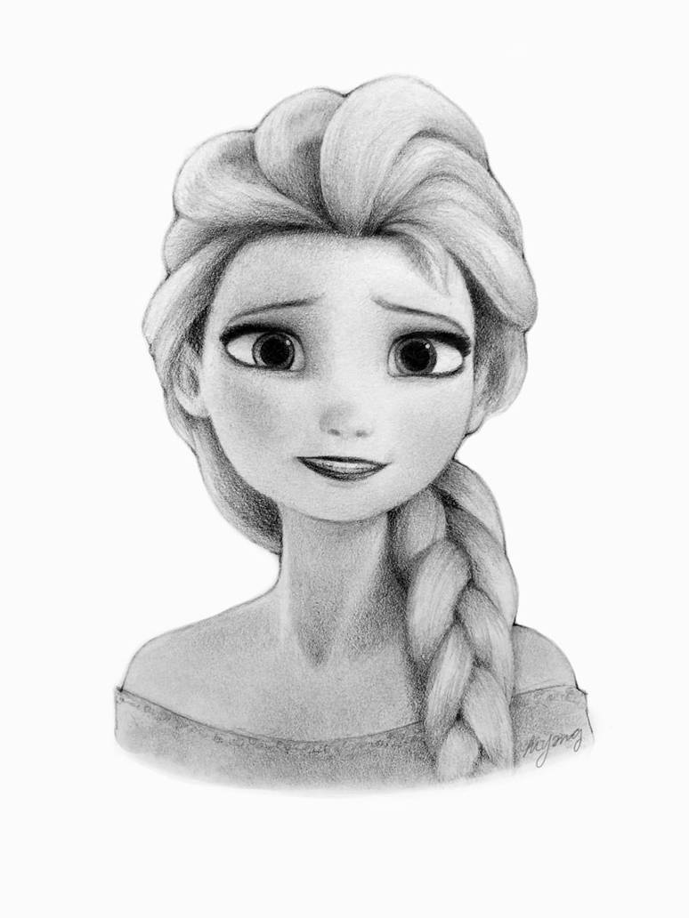 Frozen-Elsa-Drawing by Ralphel321 on DeviantArt