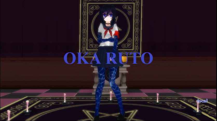 Custom Oka Ruto OKA RUTO Leader of Occult Club by Chara-Kawaii-Neko on DeviantArt