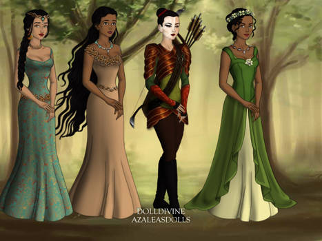 Game-of-Thrones-Azaleas-Dolls, PaperDolls, Suzee, Triad Gallery