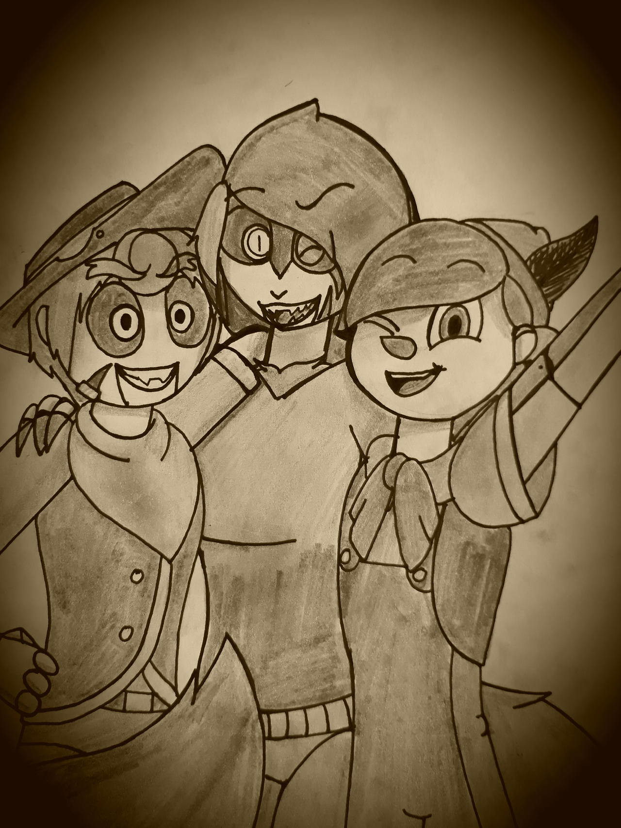 Timber and her puppet friends by TheDiamondFoxExpress on DeviantArt