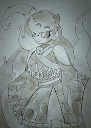 Yuki the white dog ghost yokai