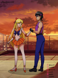 Sailor Venus and Myles Commission