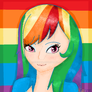 Dashie human Pixel Art