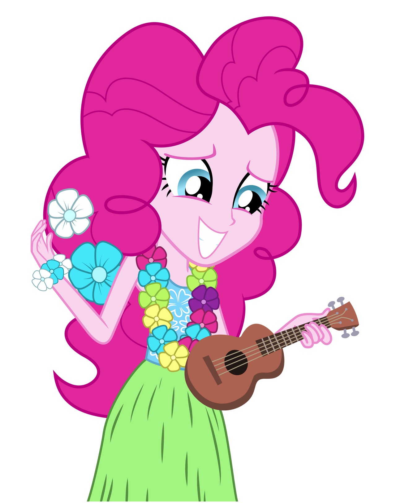 Hula Pinkie by MoHawgo on DeviantArt
