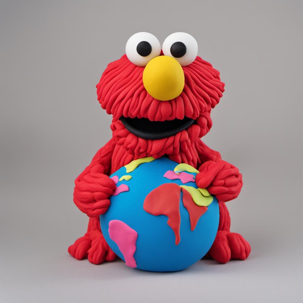 Earth Elmo Elmo Holding the earth. by RiffRaff89 on DeviantArt