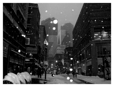 Boston in the Snow