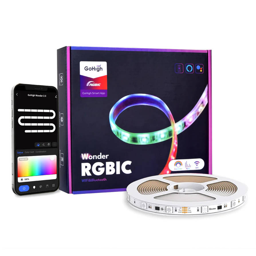 Hi I just bought GOVEE RGBIC led strip lights and I was wondering