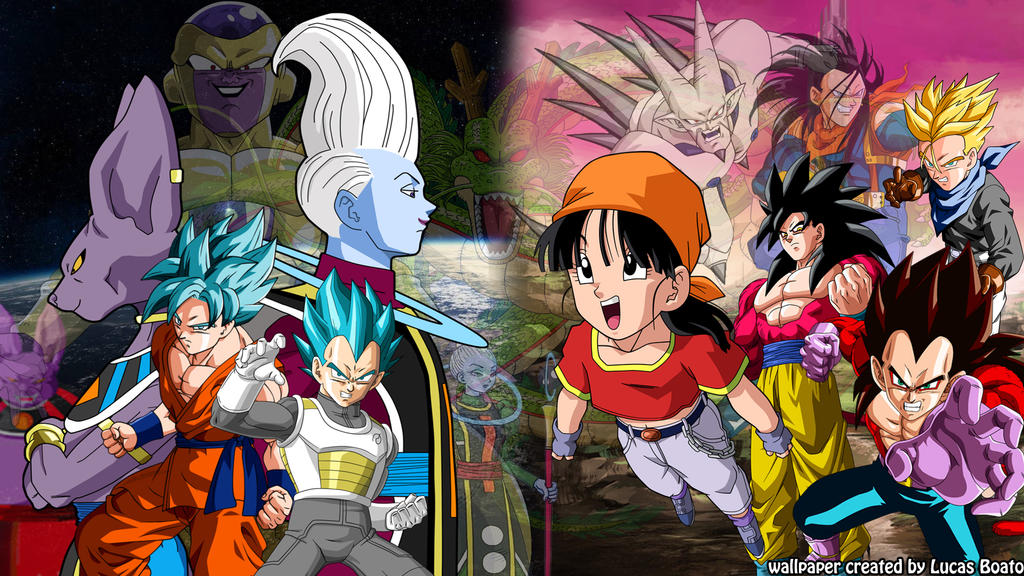 Dragon Ball Super And Dragon Ball Gt Wallpaper By Lucasboato On Deviantart Dragon Ball Super And Dragon Ball Gt Wallpaper By Lucasboato On Deviantart