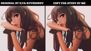 Copy for study (Original by Ilya Kuvshinov)