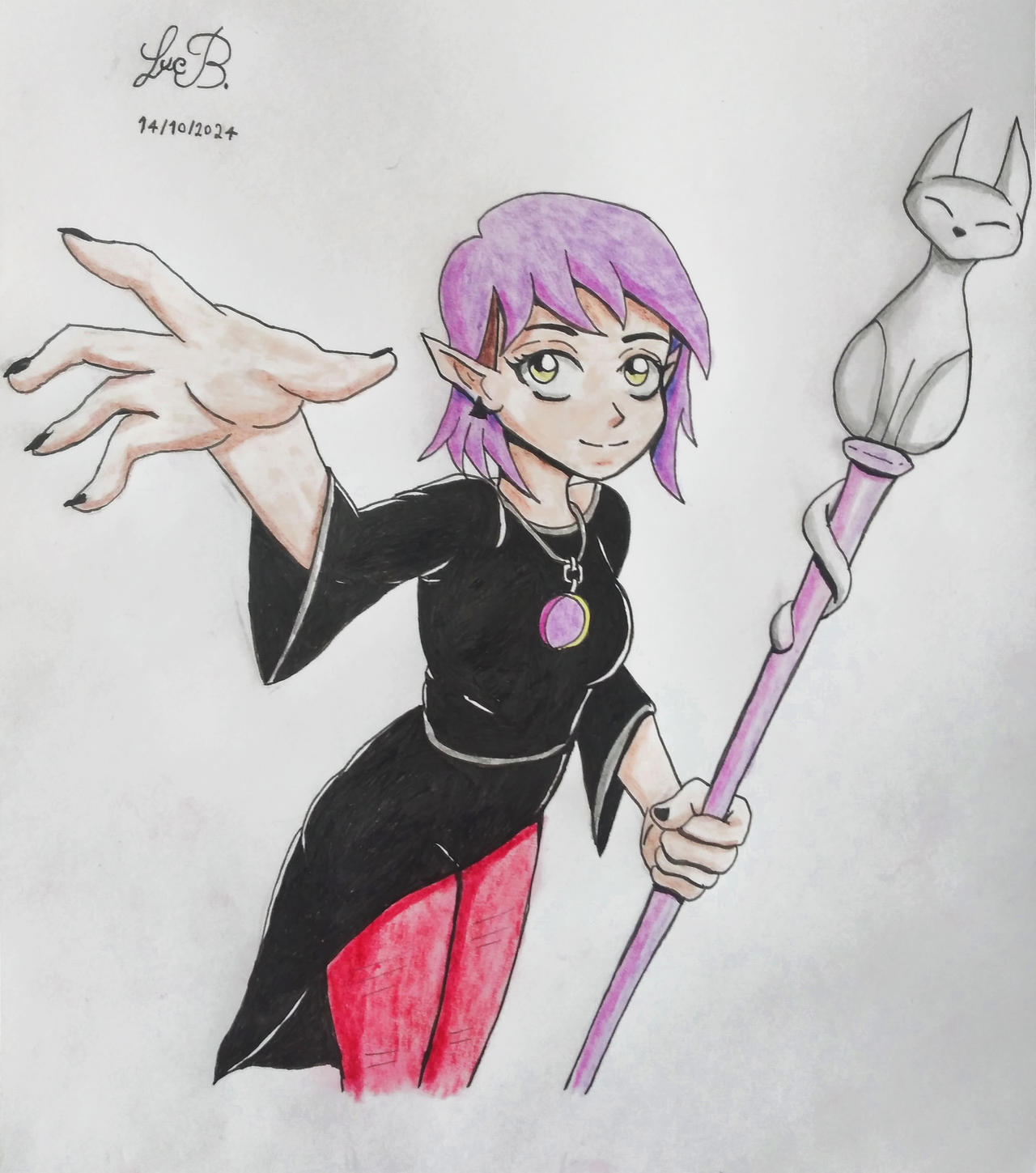 Amity Blight Anime Style Traditional Art by LucasBoato on DeviantArt