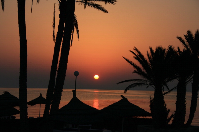 Sunrise in Djerba