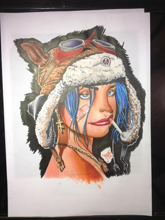 tank girl in promarker