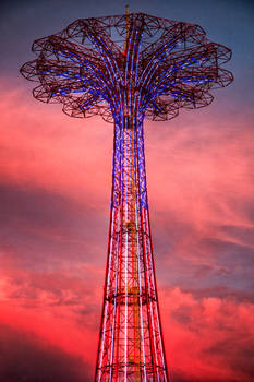 Coney Island- American Sunset (HDR)