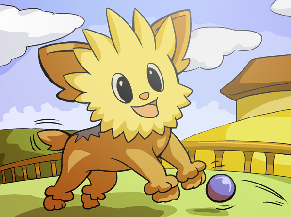 Lillipup Playing Ball