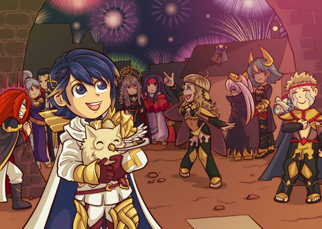 FEH Calendar January by CardQueen on DeviantArt