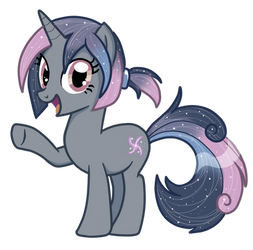 Galaxy Swirl   Pony Oc By luna-the-alicorn