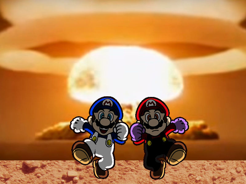 SMG4 and FM54321 running the explosion by CataArchive on DeviantArt