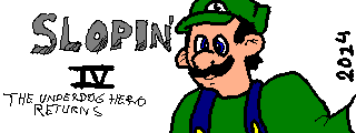 Colored Miiverse Doodle - Slopin' IV