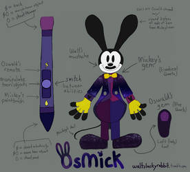 OsMick Model Sheet (Oswald + Mickey fusion)
