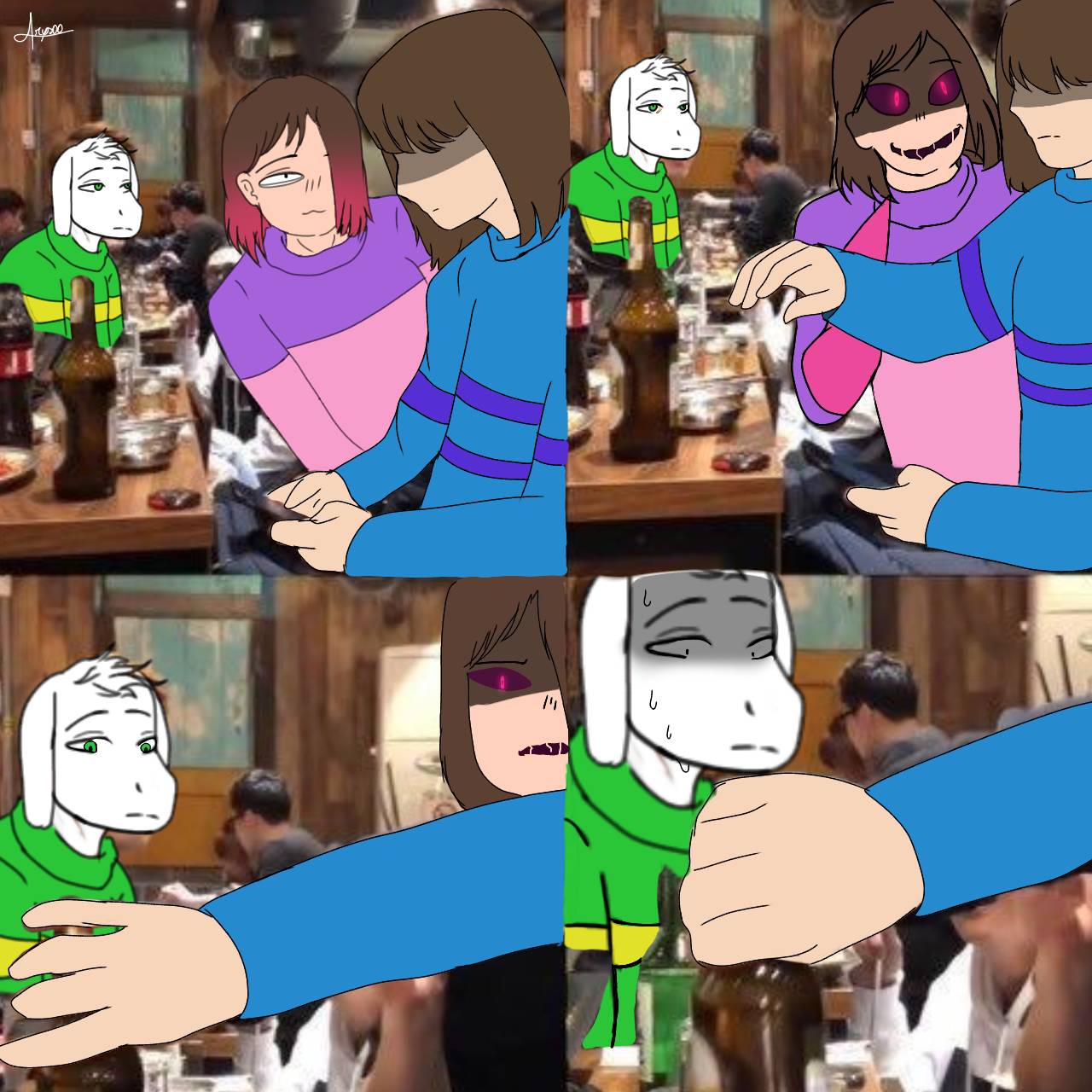 Blithely Memes Glitchtale meme by arysthedumbelf00 on DeviantArt